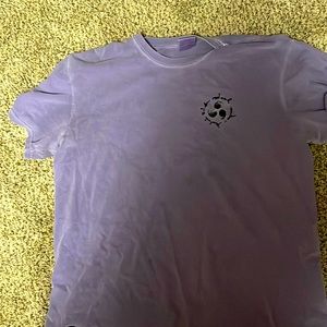 Purple comfort colors mens shirt